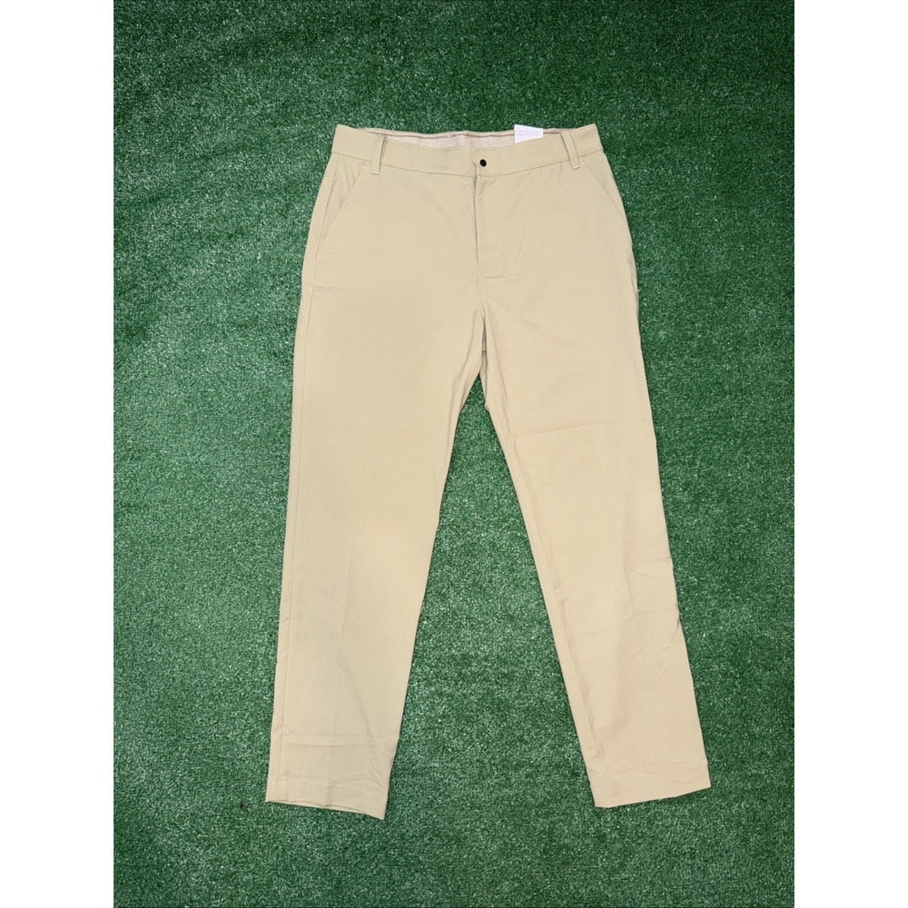 Nike Men's Size 34x32 Dri-FIT Golf Pants Khaki Standard Fit Ankle Length